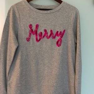 Worn ONE time Lilly Pulitzer medium “Merry” sweatshirt